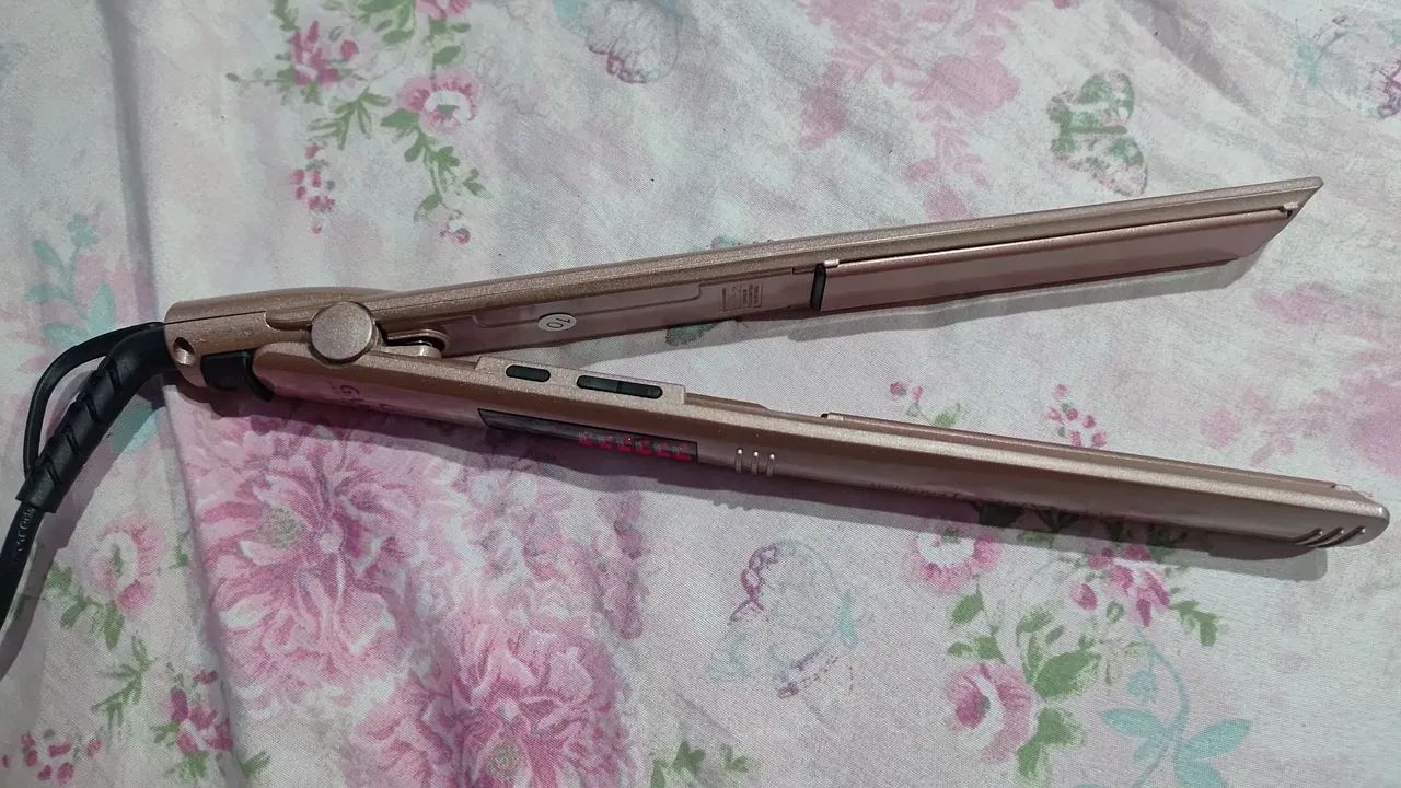 Prancha Gama Elegance Led Keration Pro - Bivolt, Bege - Foto 2