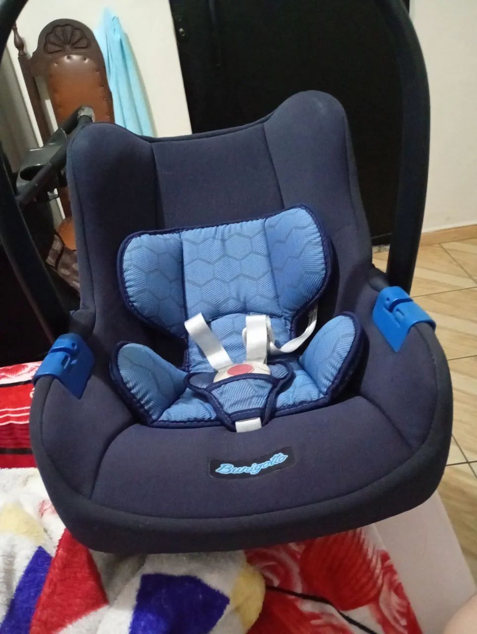 Bebe conforto azul marinho  - Foto 3