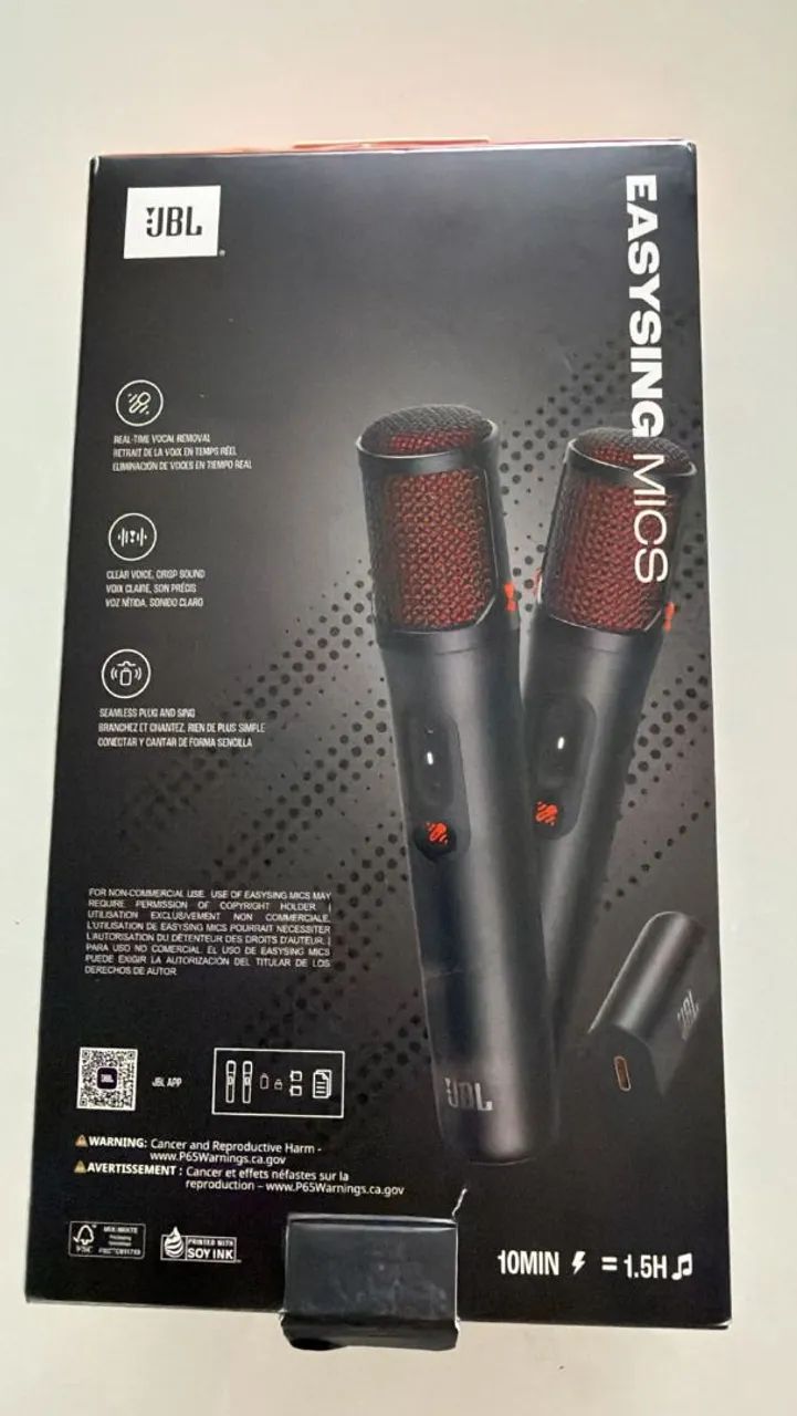 Microfone JBL Easysing Mics - Foto 2