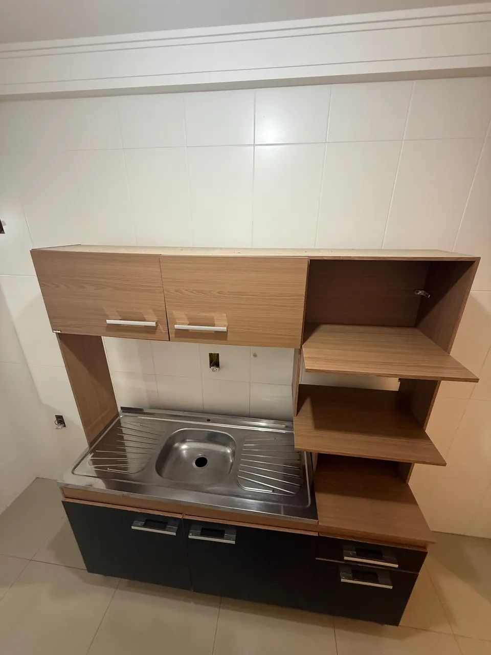 Armário de cozinha + Pia de inox  - Foto 3
