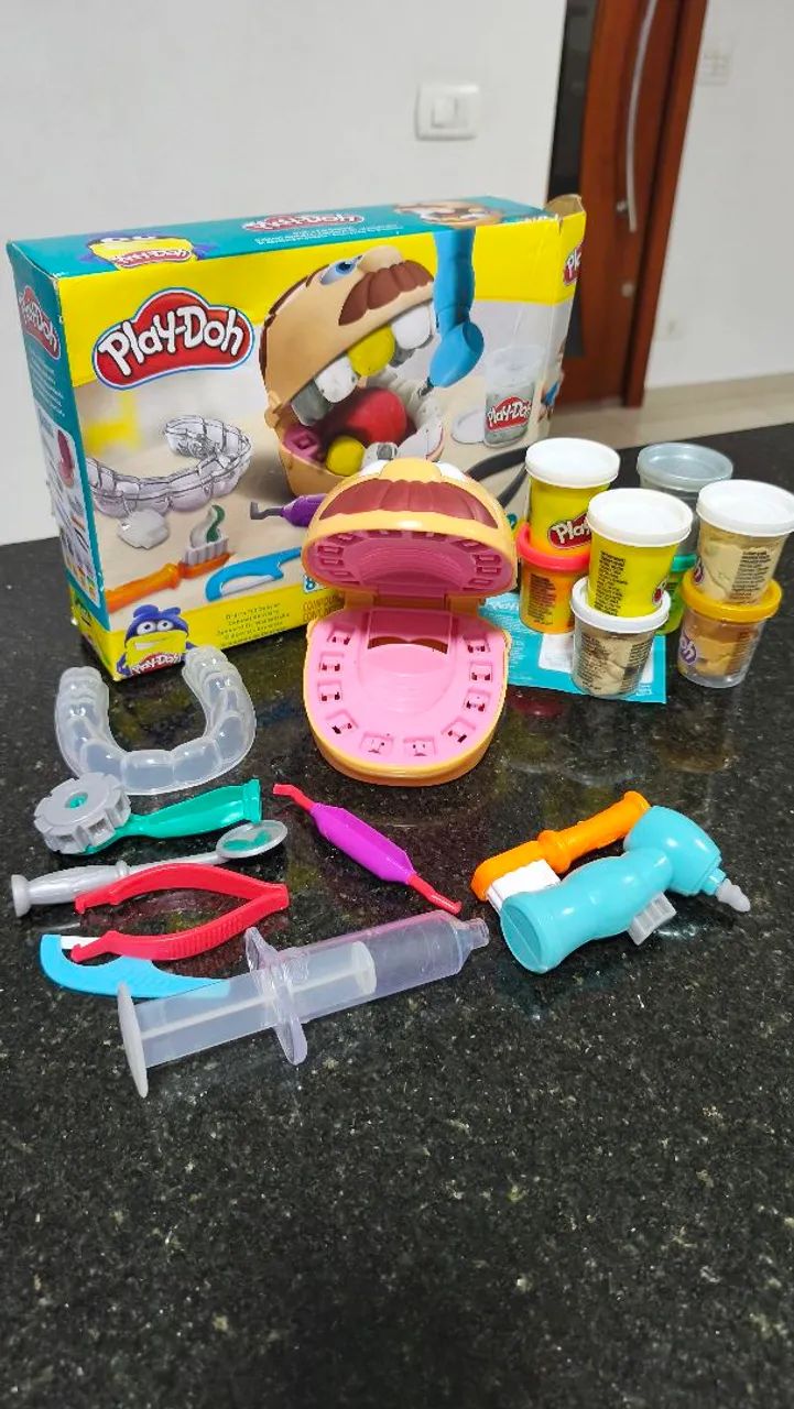 Massinha play doh Dentista 