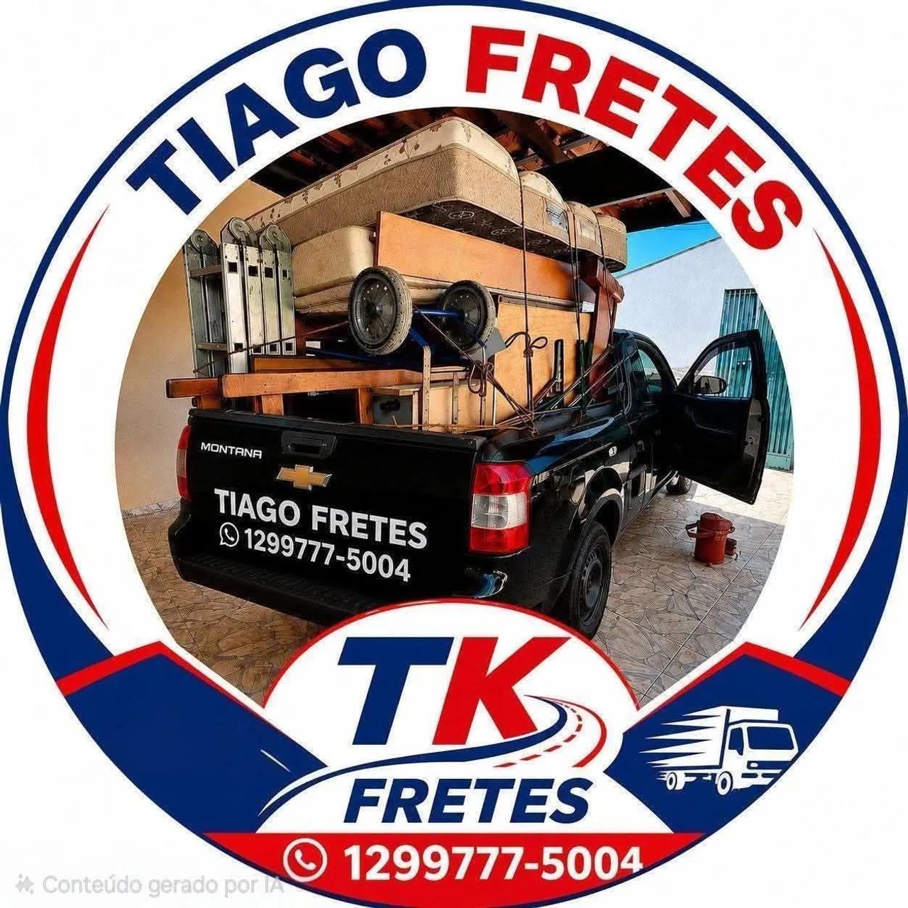 Fretes pequena mudanças 