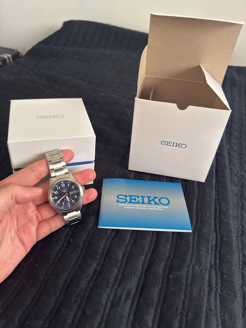 Seiko 5 pilot completo no precinho - Foto 3