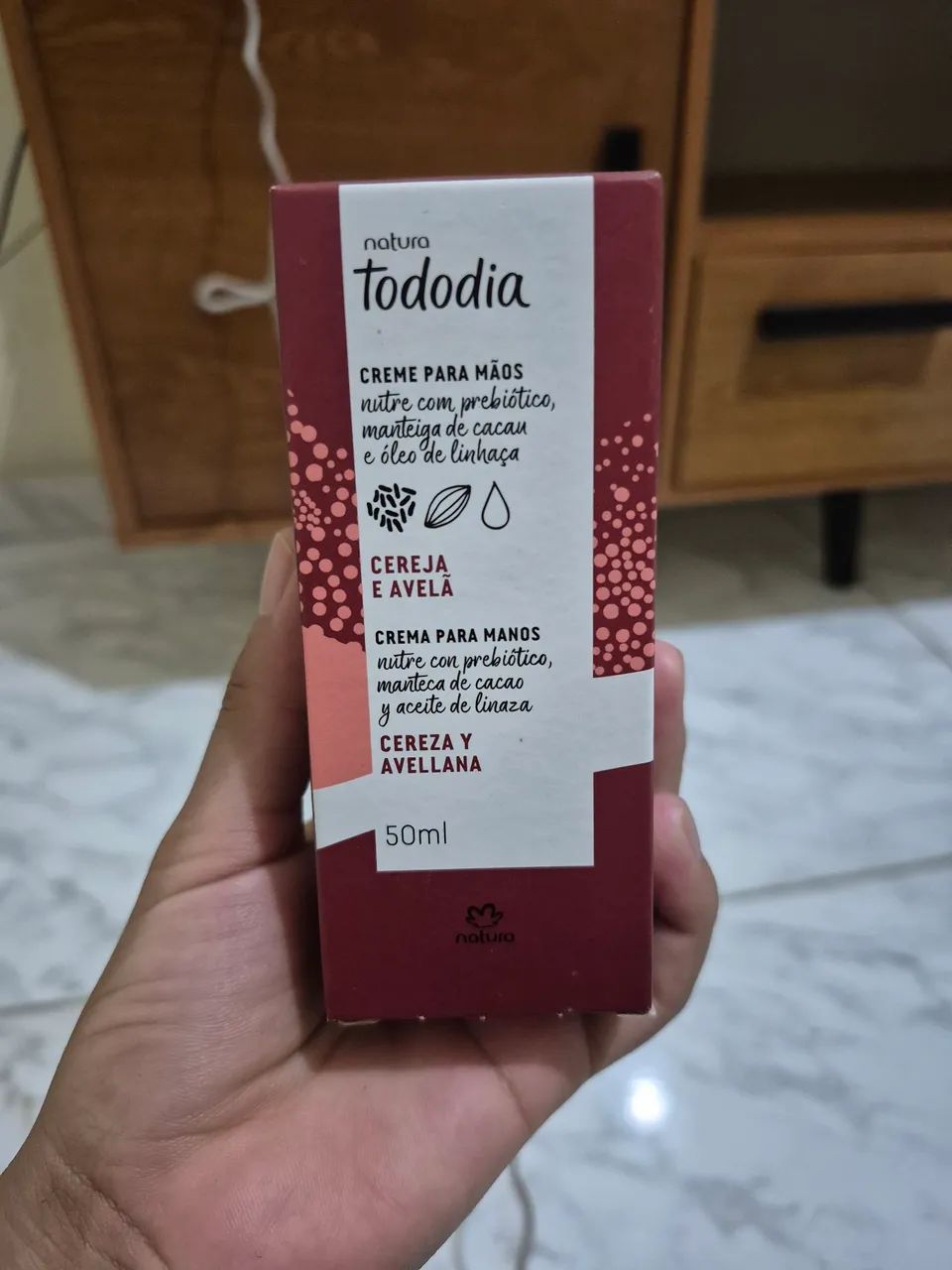 Tododia Creme para mãos- Cereja e Avelã  - Foto 2
