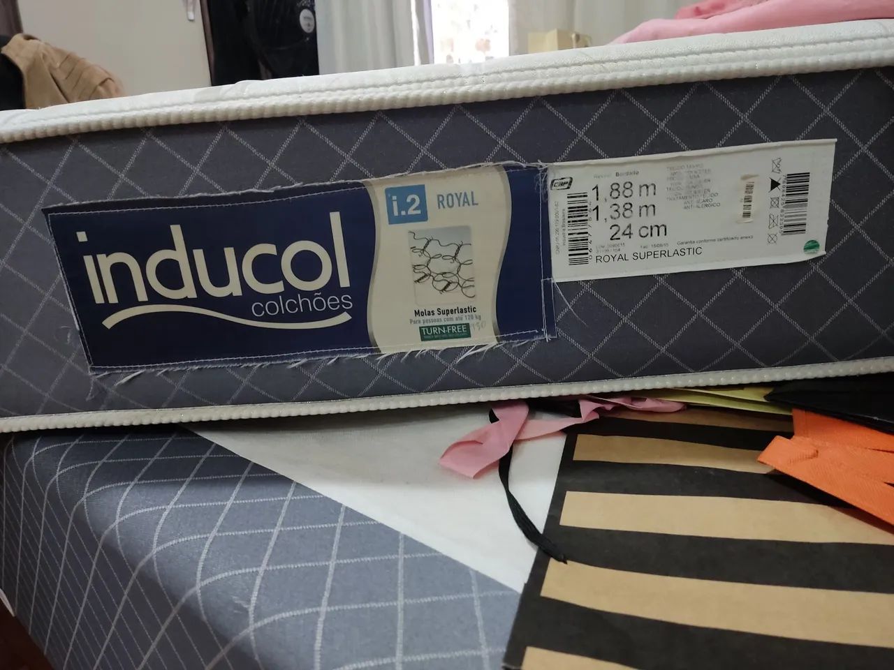 Cama box casal com colchão - Foto 3