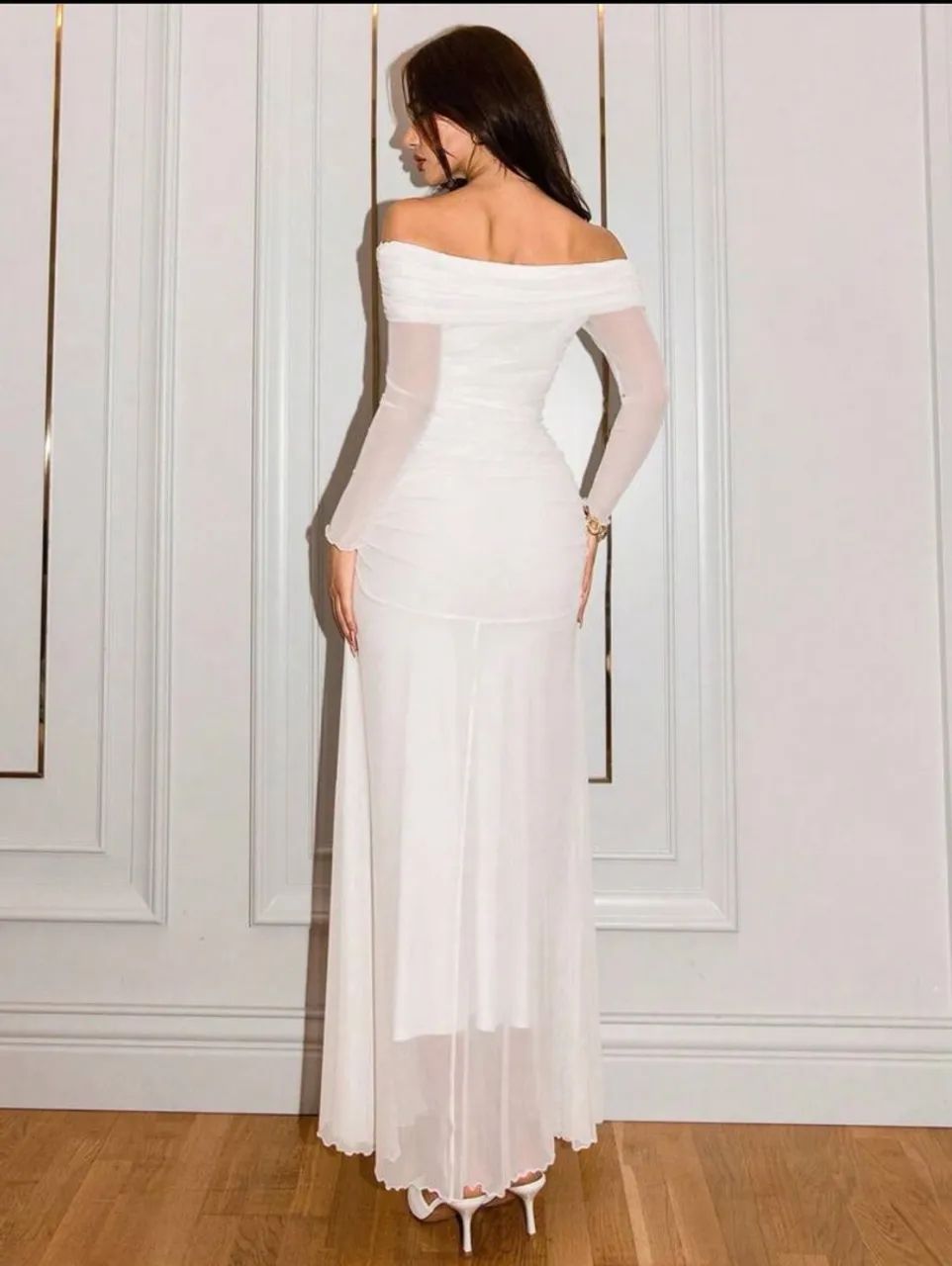 Vestido branco Tule  - Foto 3