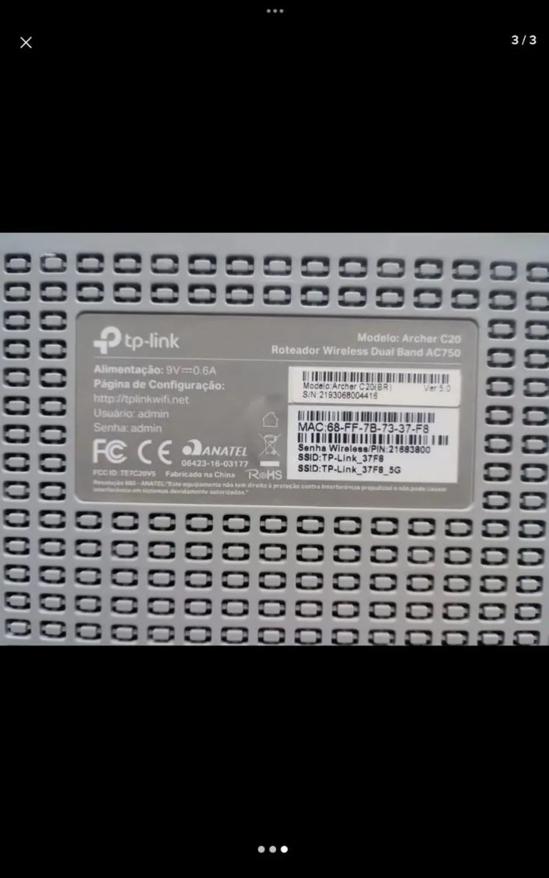 Modem roteador wireless TP-Link preto - Foto 2