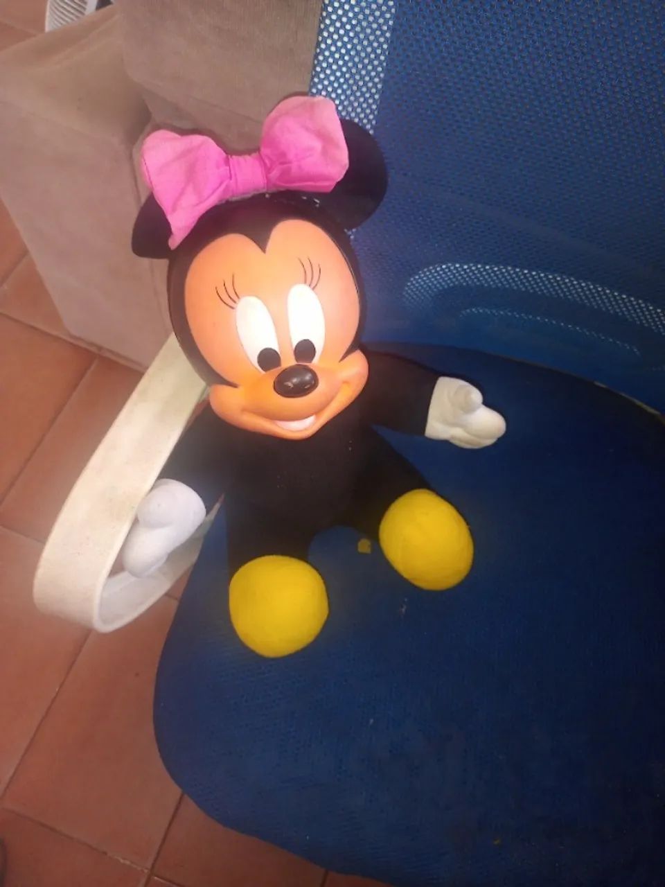  Minnie mouse da Dysney laço rosa - Foto 2