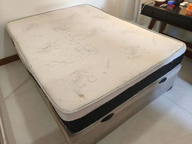 Cama de casal + colchao - Foto 2