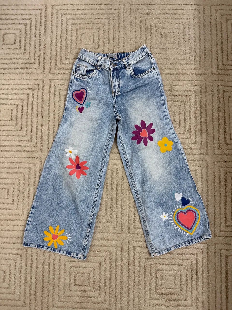 Calças Jeans Infantis - 9-10 - Perfeito Estado