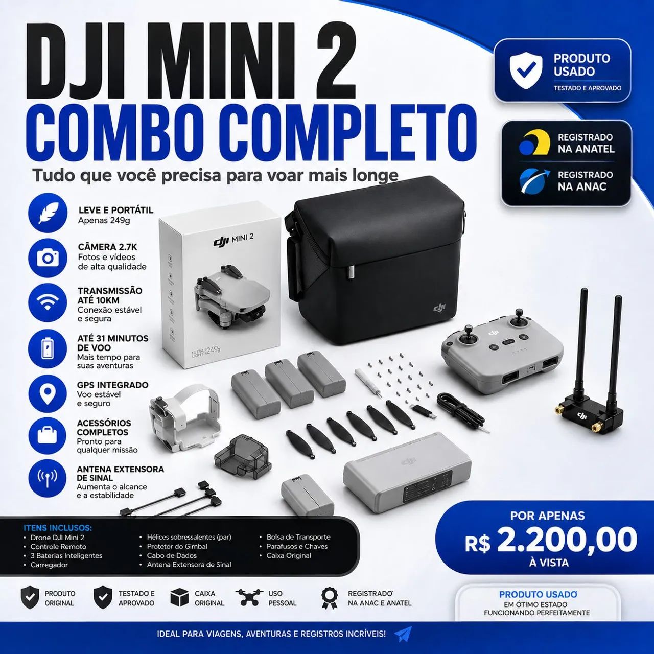 Drone DJI Mini 2  - Foto 4