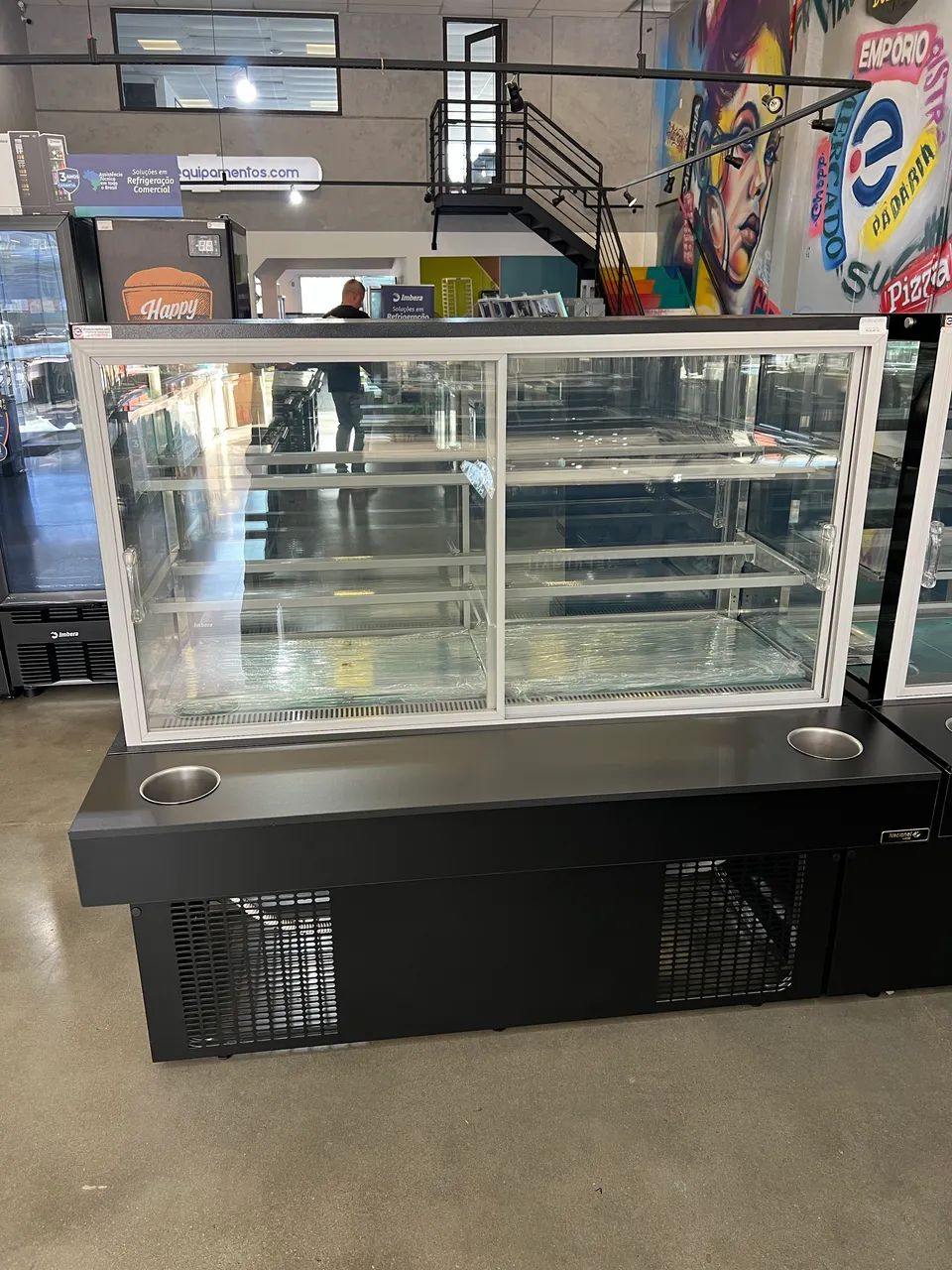 Vitrine self service 1.50m refrigerada nova pronta entrega 