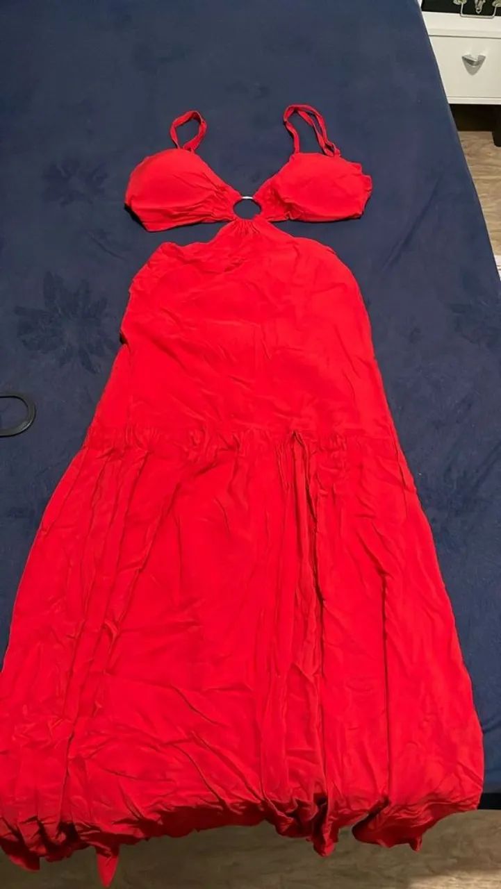 Vestido vermelho m - Foto 2