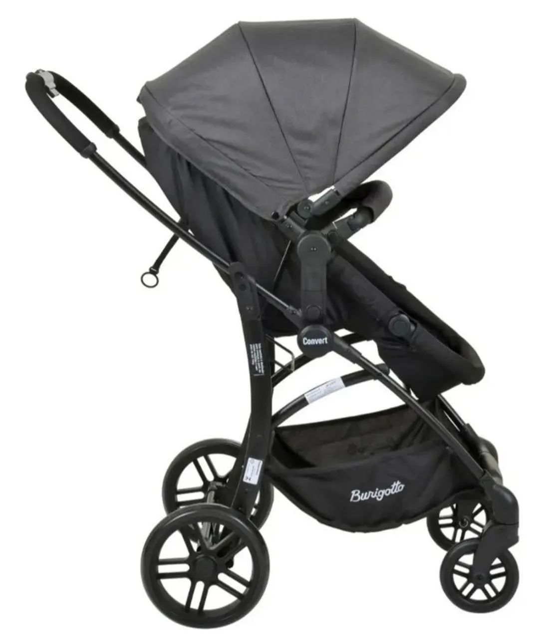 Burigotto, Carrinho de Bebê Convert Dark Gray - Foto 2