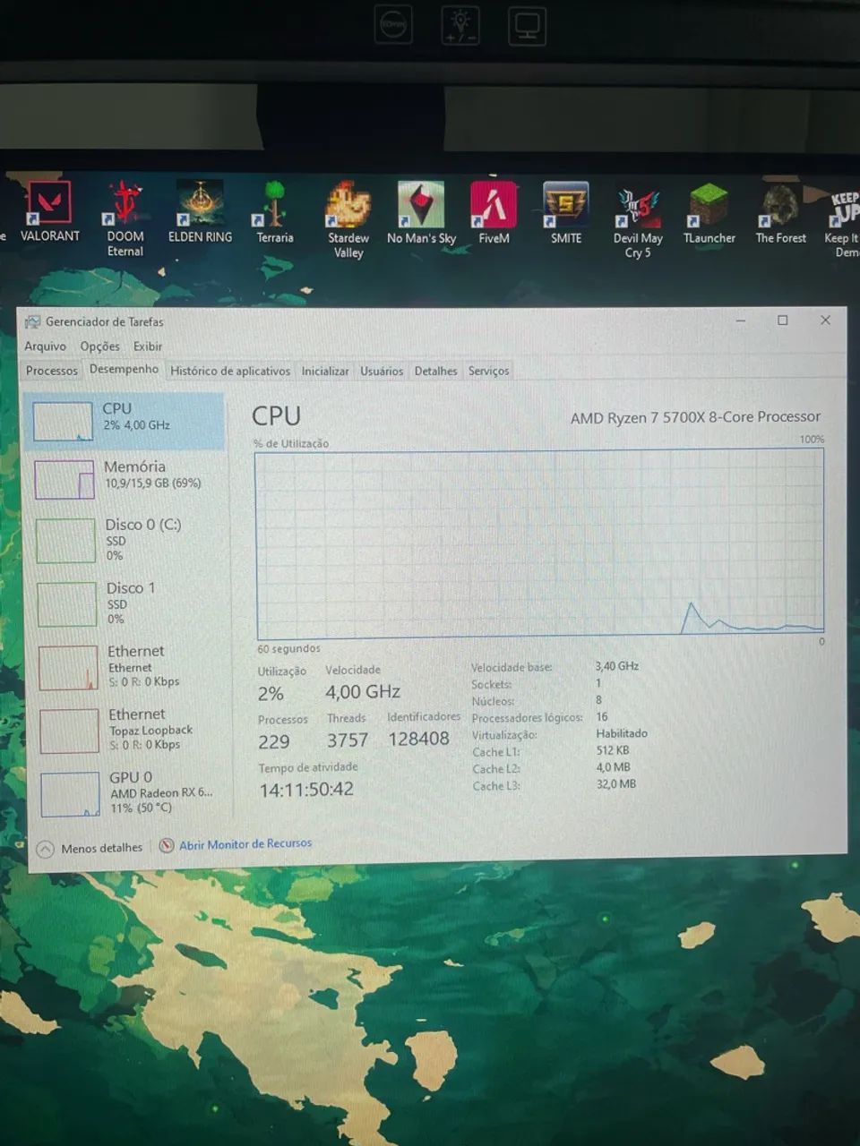 Processador Ryzen 7 5700x