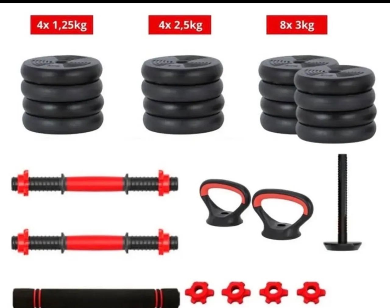 Kit 40Kg de Halter - Foto 3