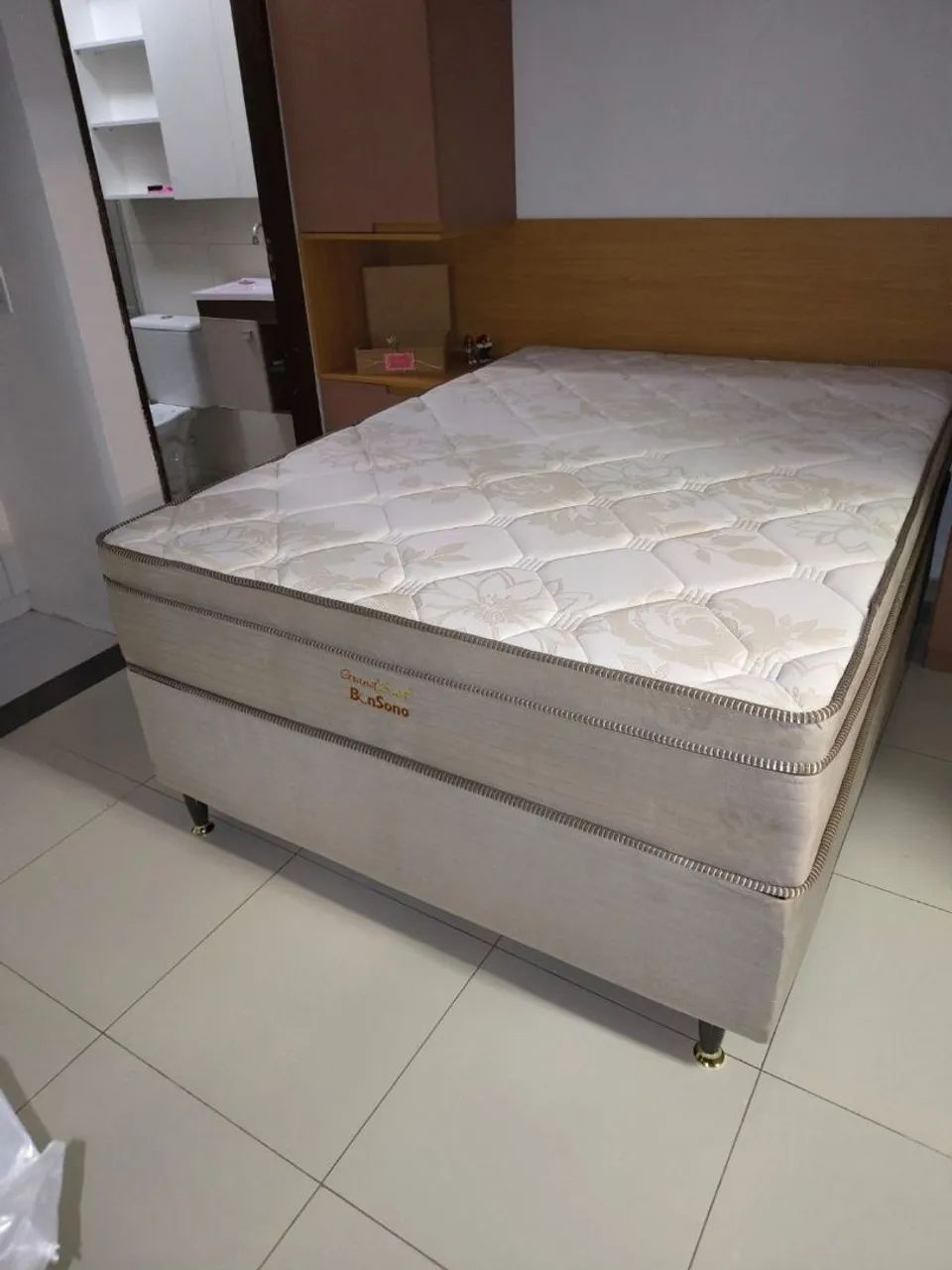 Conjunto box casal bon sono molas ensacadas 