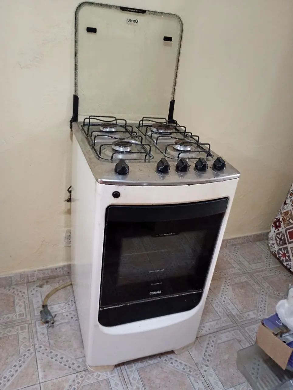 Fogão Consul e Sugar 4 bocas autolimpante automático 