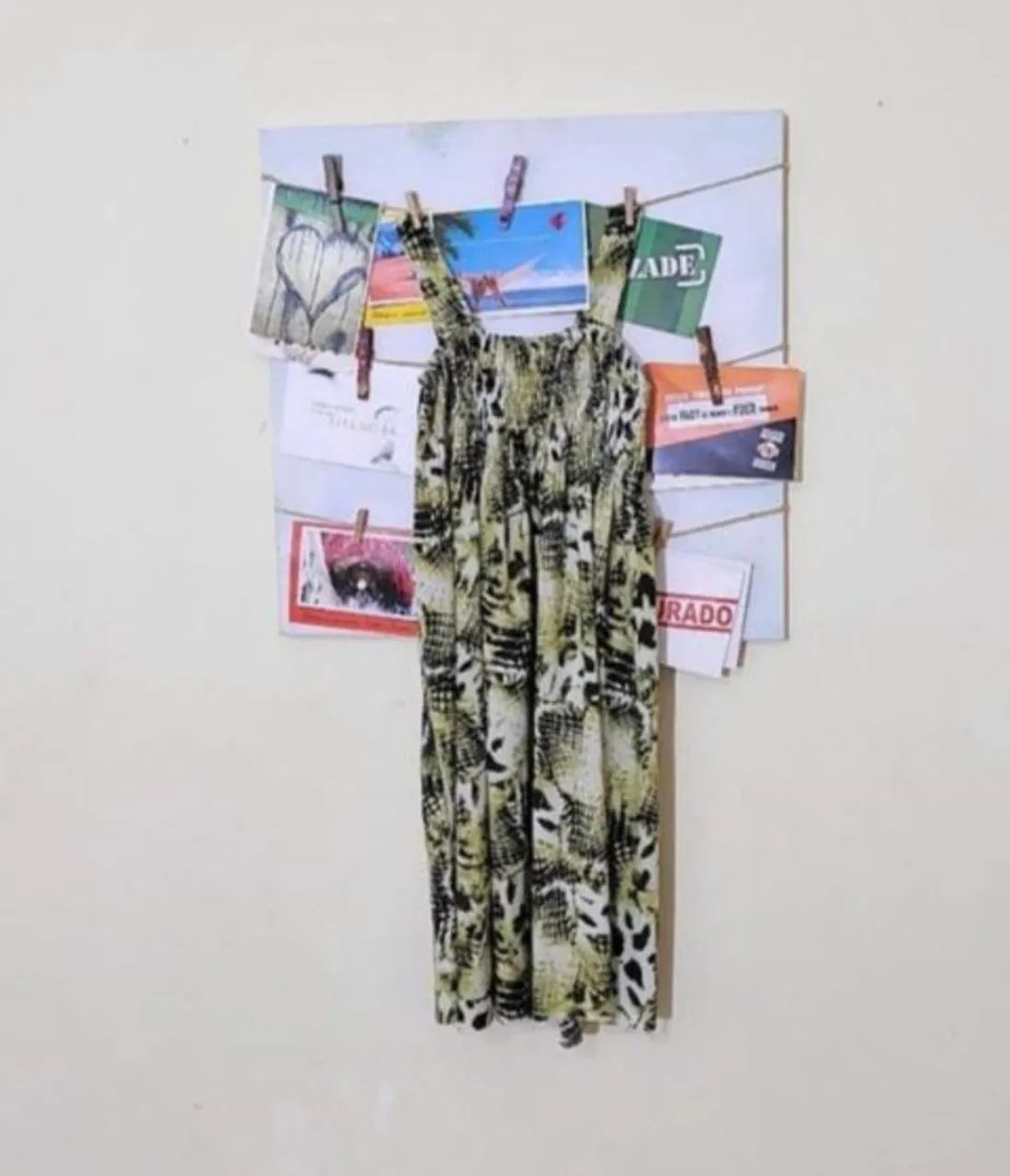 Lote roupas infantis menina tam 8 vestidos, blusinha e saia - Foto 2