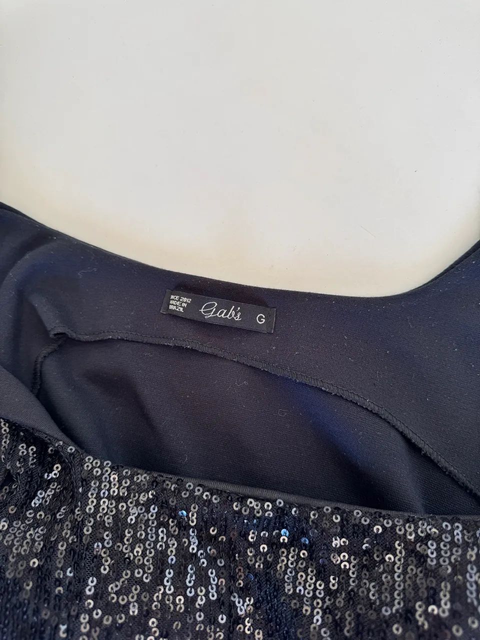 cropped paetê preto  - Foto 3