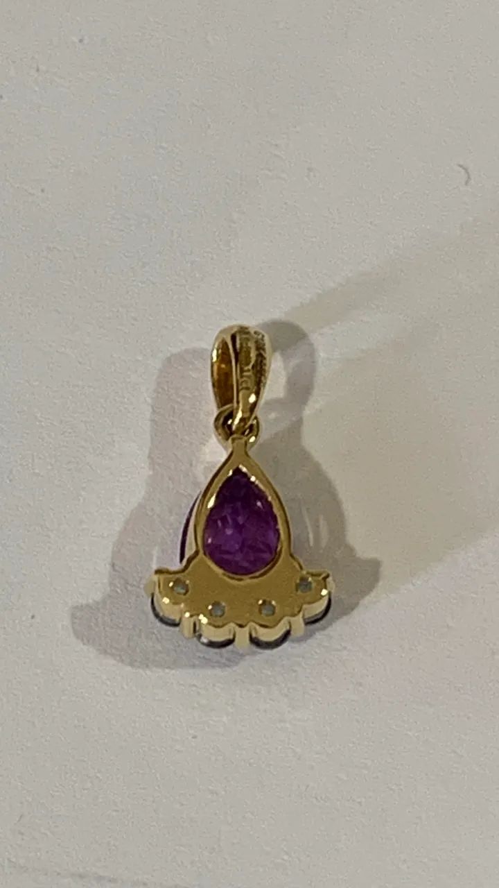Delicado pingente de ouro 18 k - Foto 4