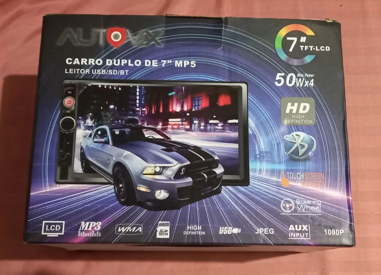 Kit mult mídia mais auto falantes novos e antena interna. 