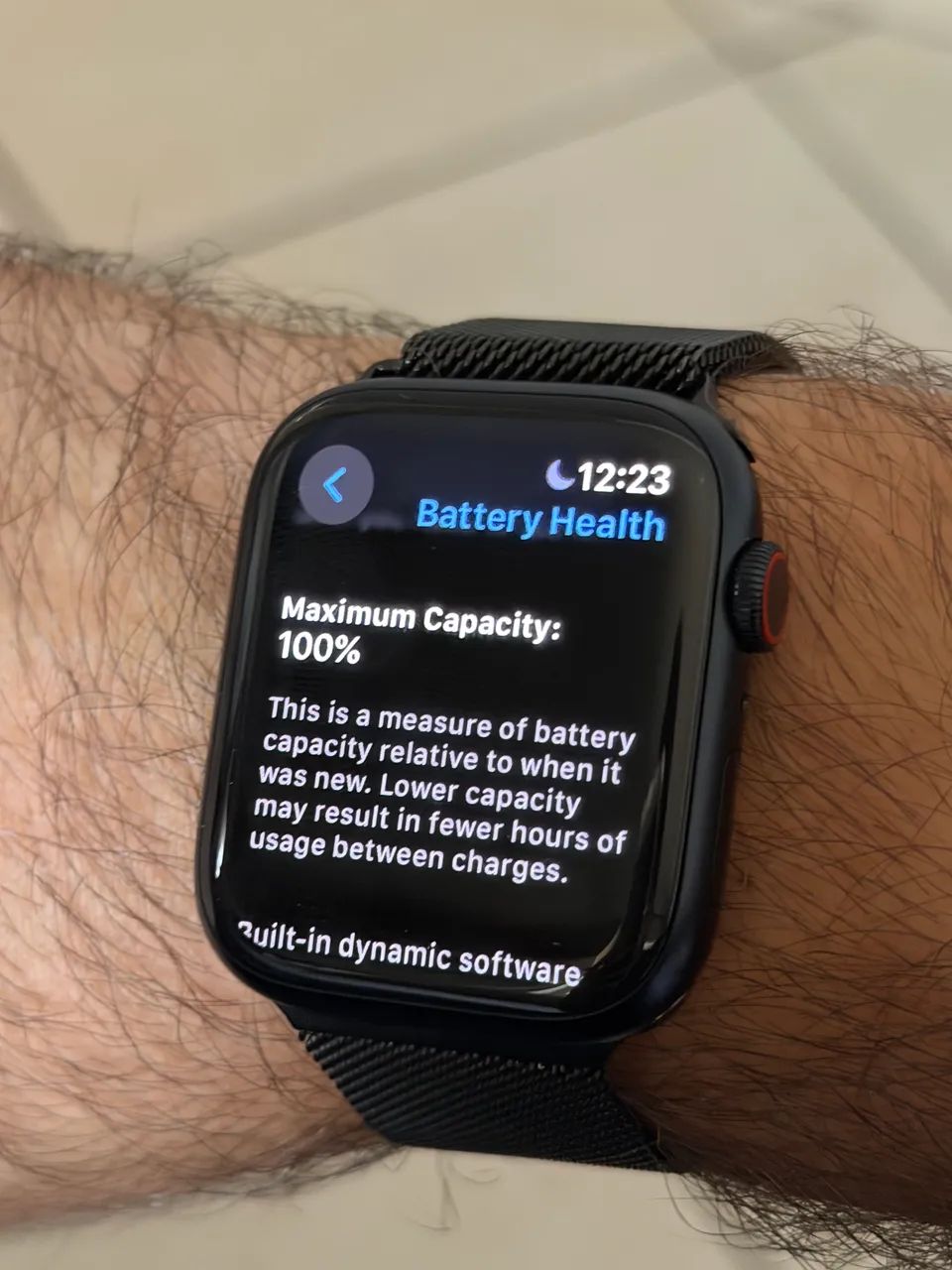 Apple Watch Series 8 45mm GPS+Cellular (LTE) Impecável - Foto 3