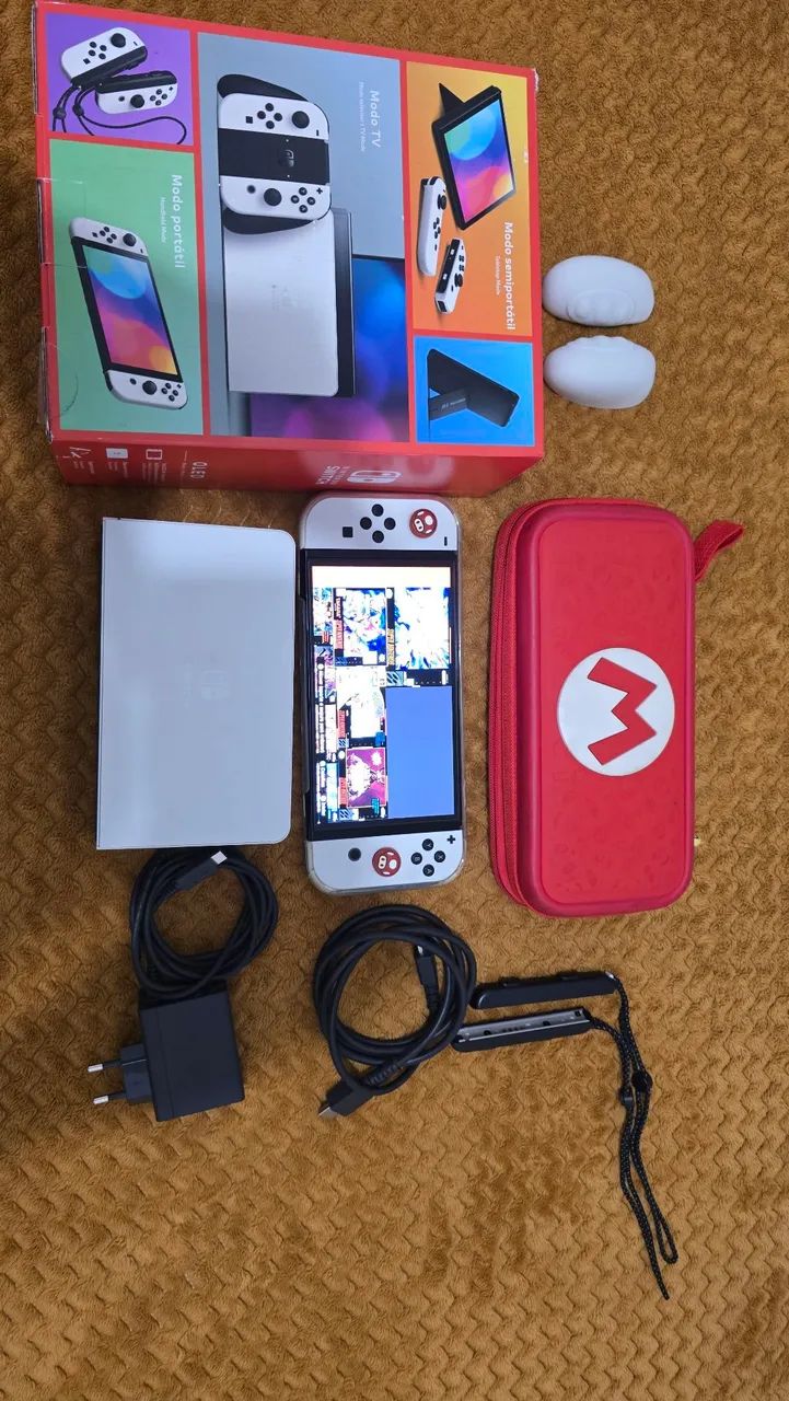 Nintendo Switch OLED + Acessórios  - Foto 5