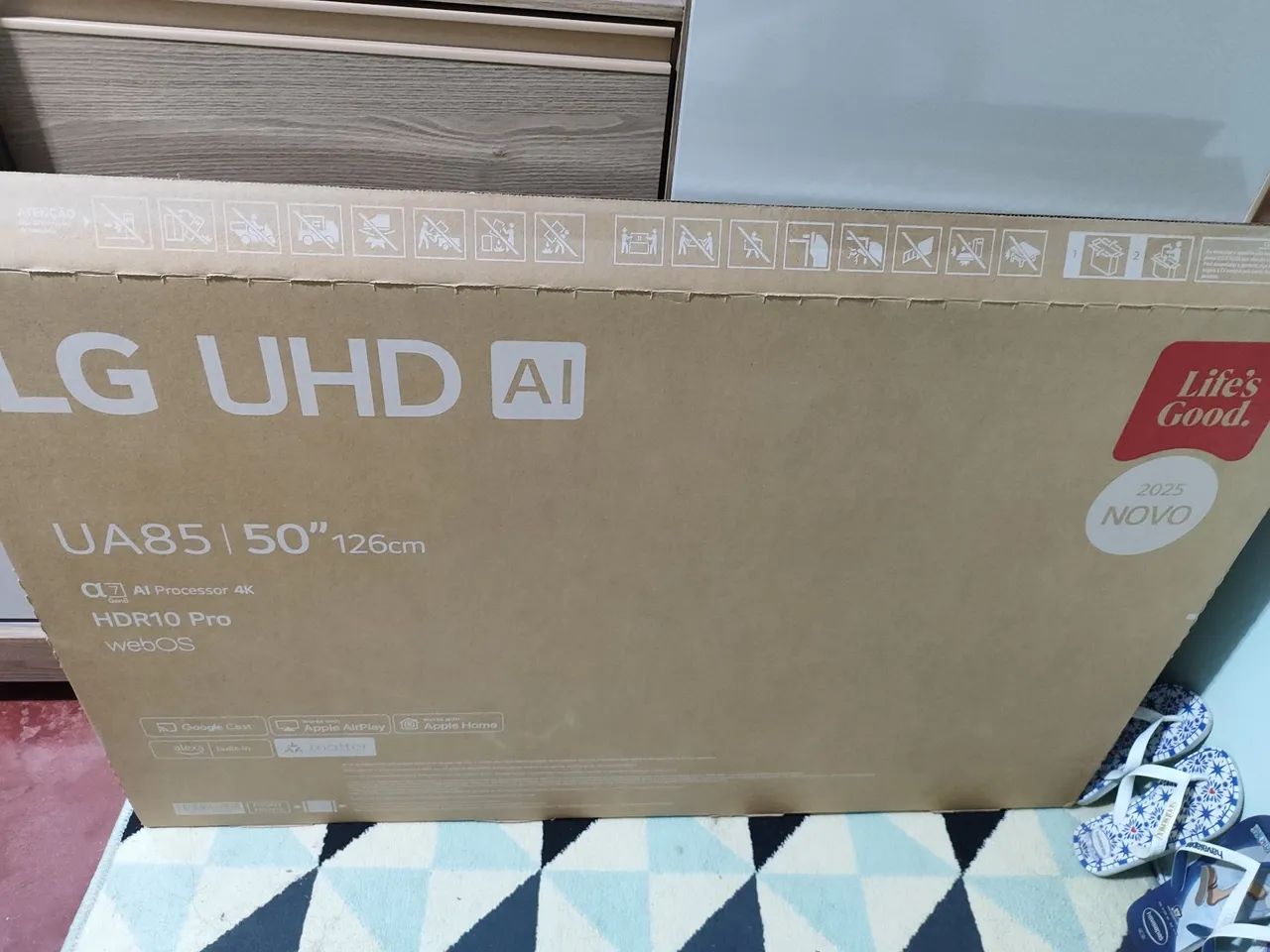 Caixa Tv LG 50 polegadas