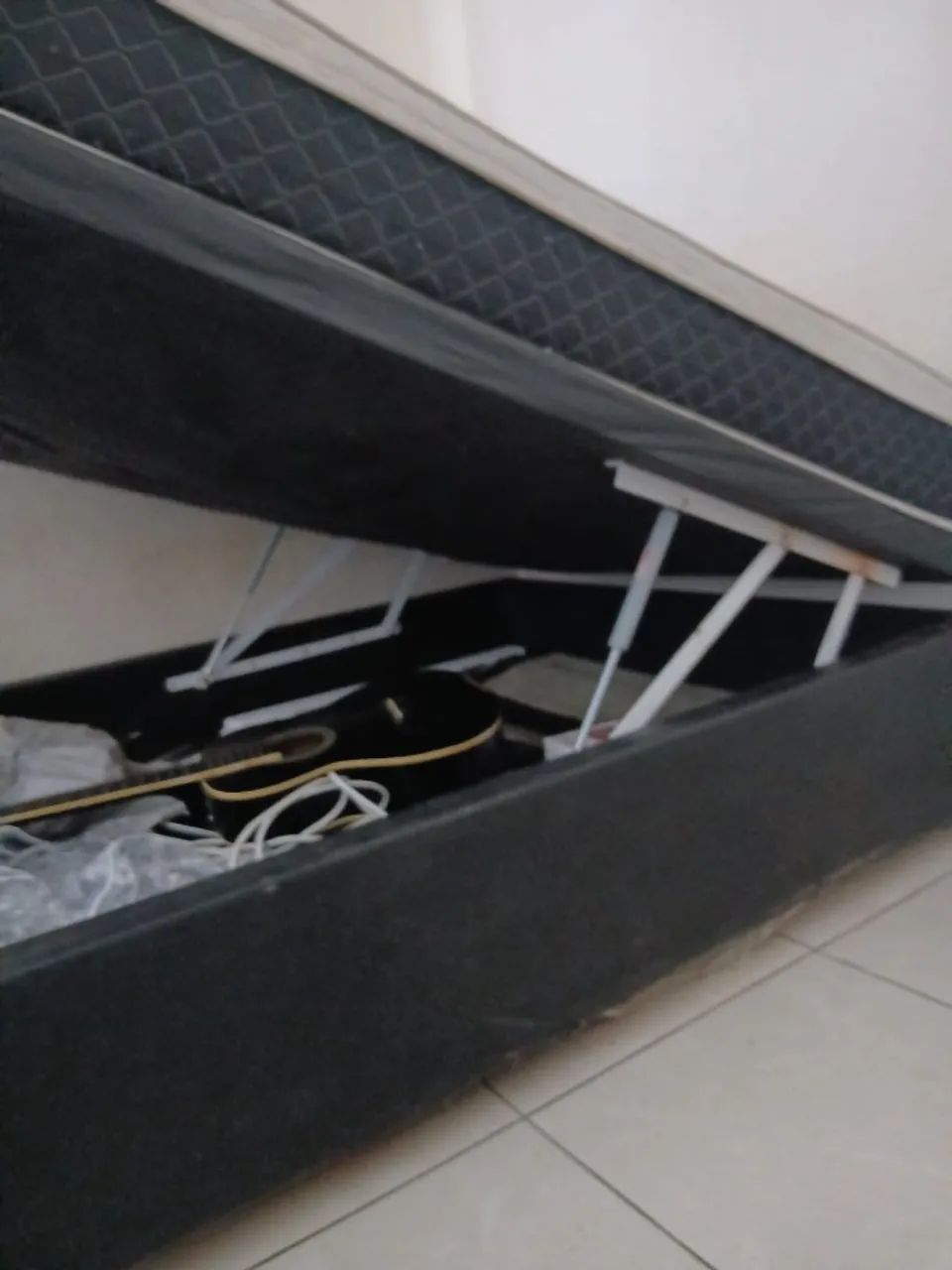 cama box casal e colchão 300 reais - Foto 2