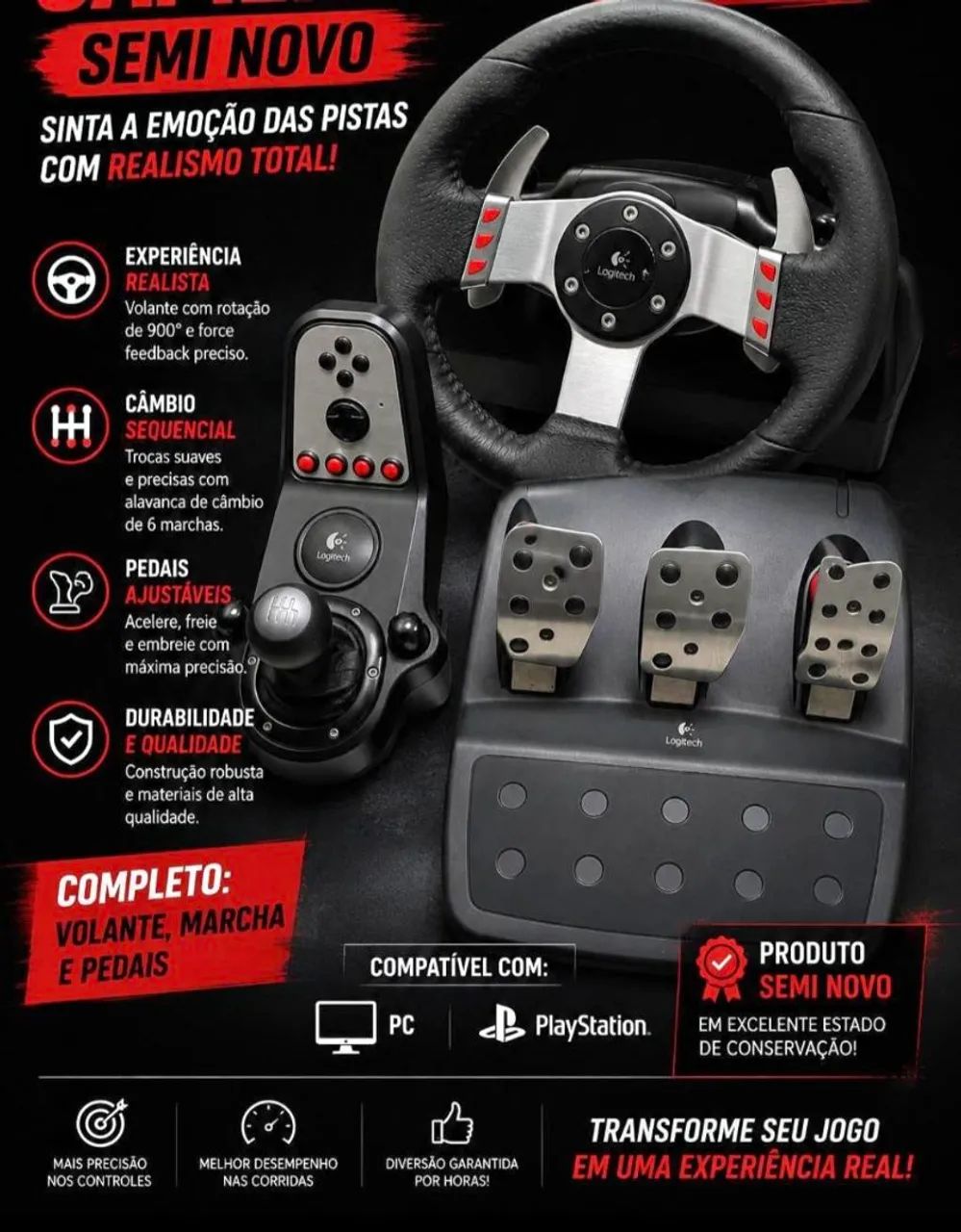 G27 Logitech completo 