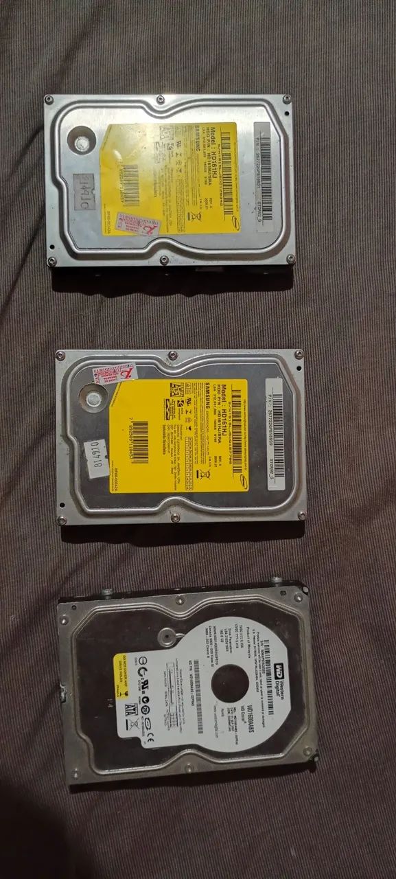 Kit 3 HD 160gb.