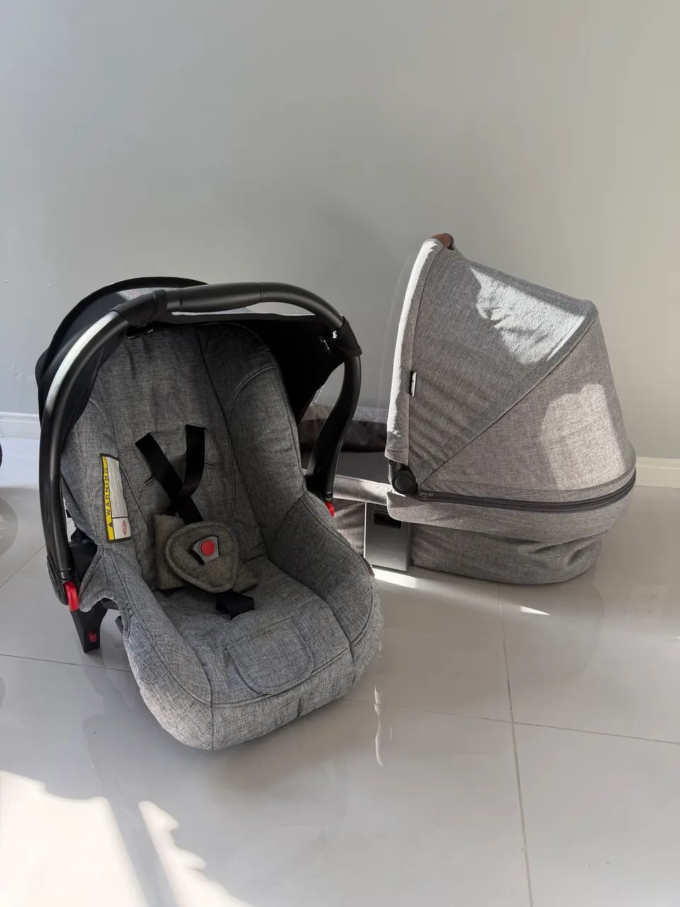 Carrinho de Bebê + Bebê Conforto + Moisés da ABC DESIGN - Foto 4