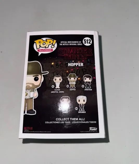Funko Pop Hopper #512 - Stranger Things - Original com Caixa - Foto 2