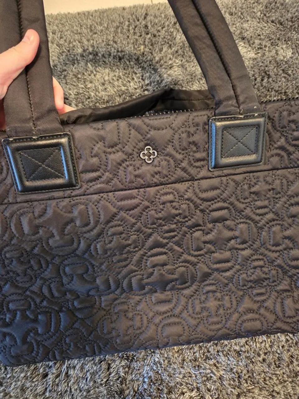 Bolsa Shopper Capodarte Preta em Nylon - Original - Foto 5