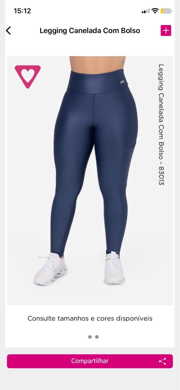 Calça Lying canelada com bolso - Foto 3