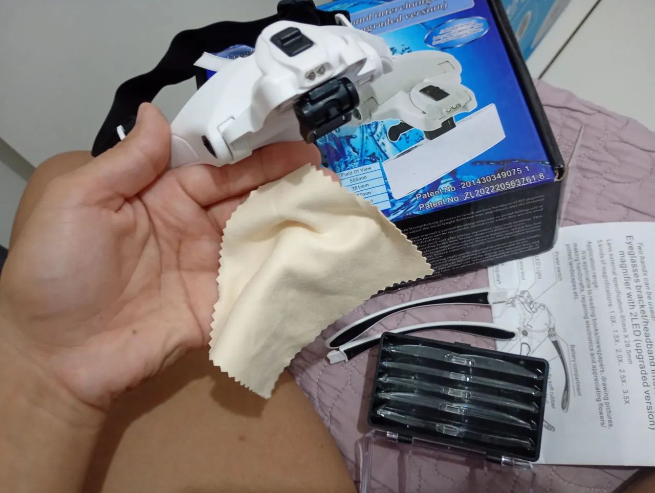 Óculos amplificador profissional 
