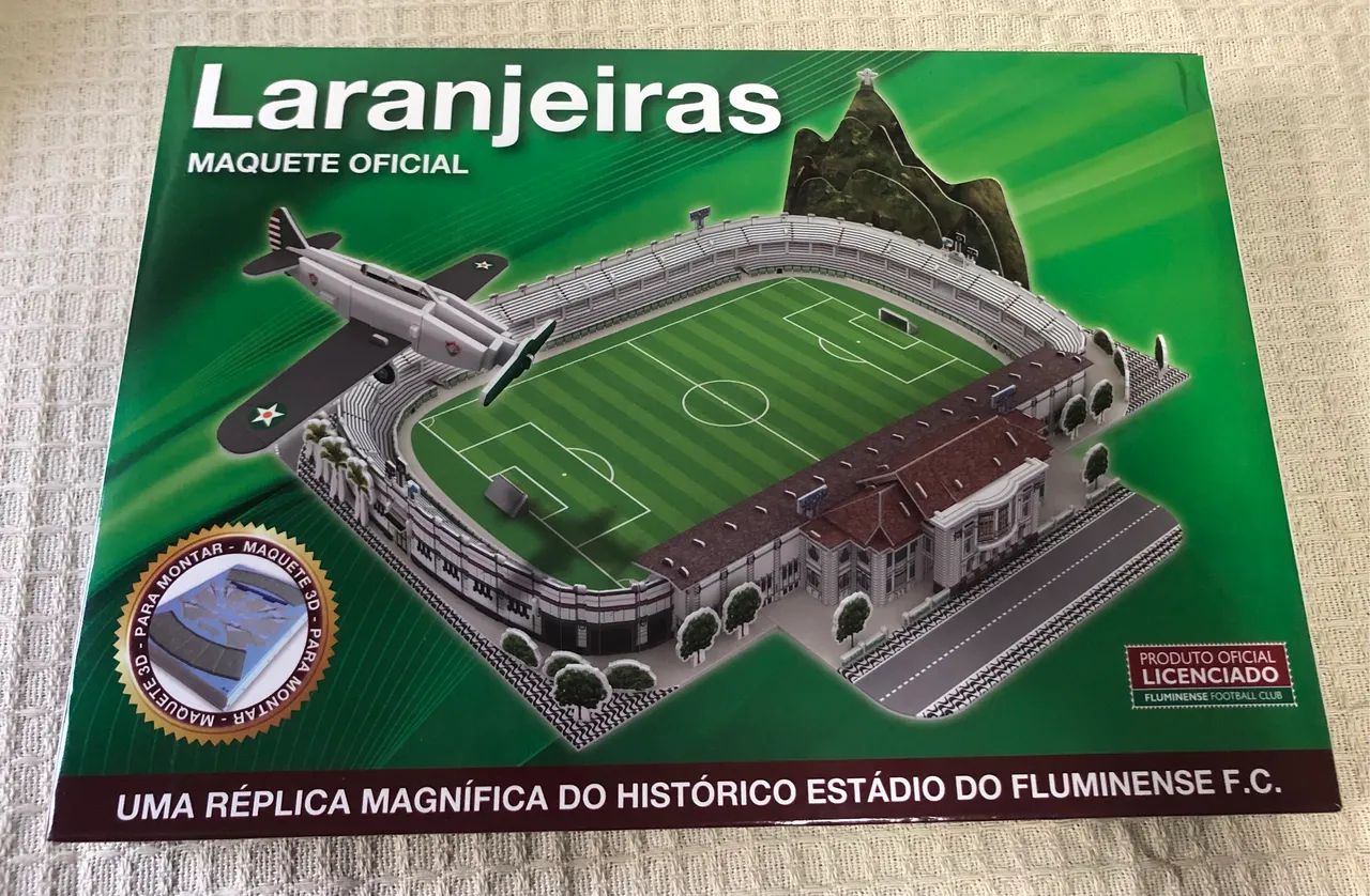 Maquete 3D estádio Laranjeiras oficial do Fluminense 