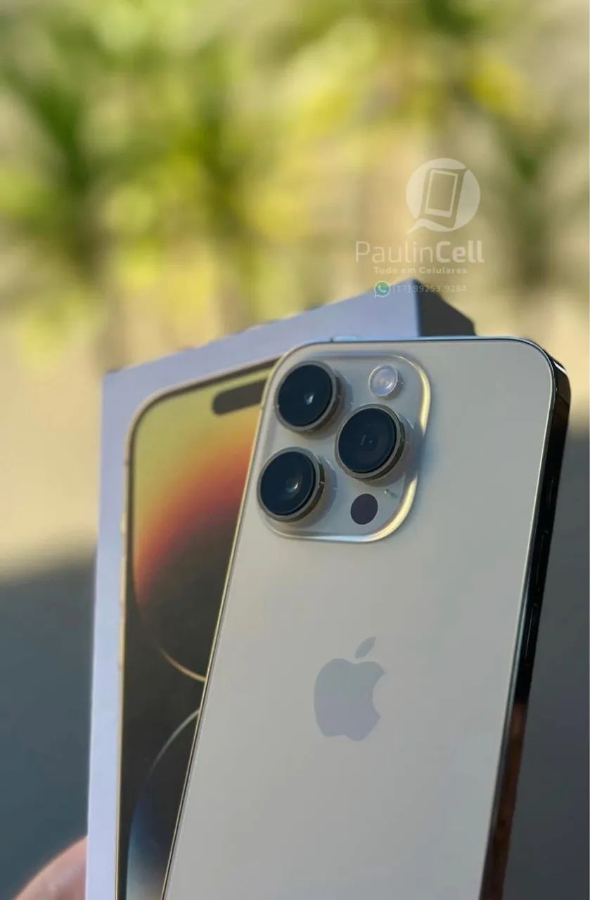 IPhone 14 Pro 256gb Dourado Completo - Celulares e Smartphones