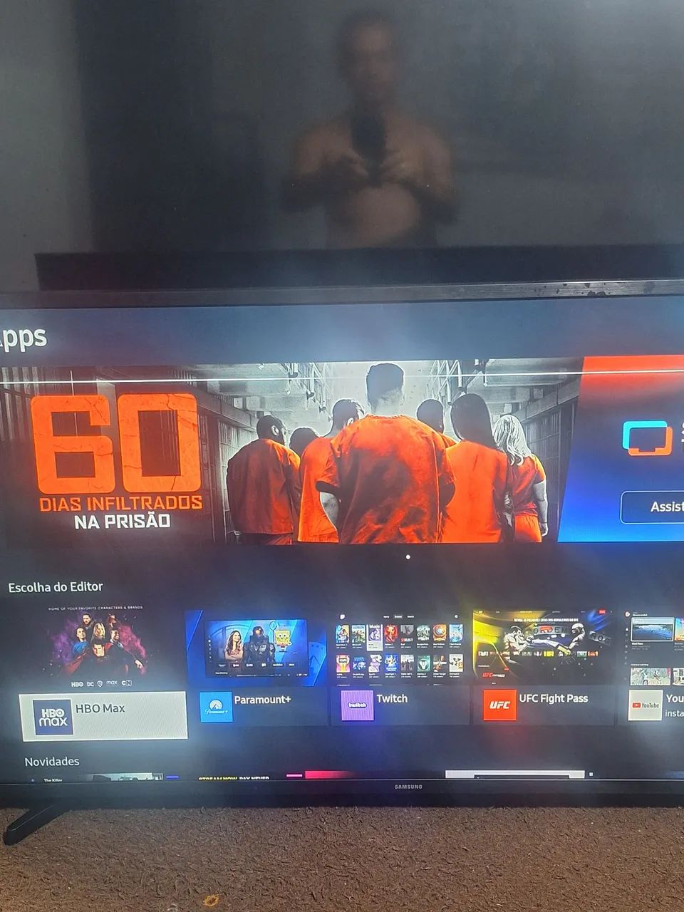 TV SMART SANSUNG TYZEM 43 POLEGADAS ESTADO DE NOVA ACEITO CARTÃO  - Foto 3