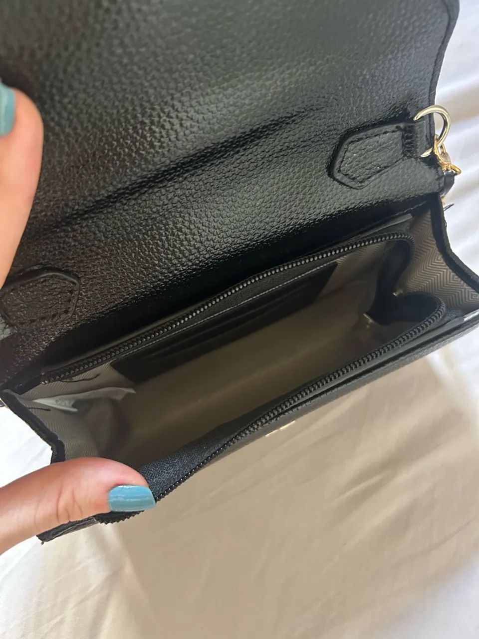 Bolsa Preta Verniz  - Foto 2