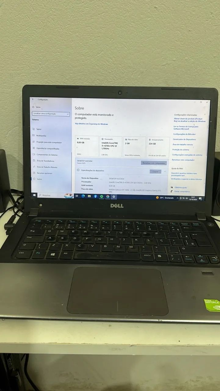 Notebook Dell I5 8GB RAM / Placa de Vídeo - Foto 3