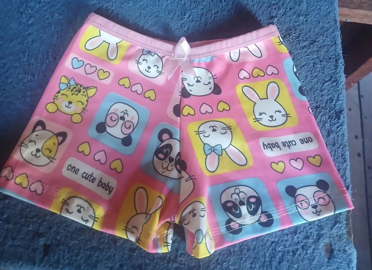 Calcinha box infantil