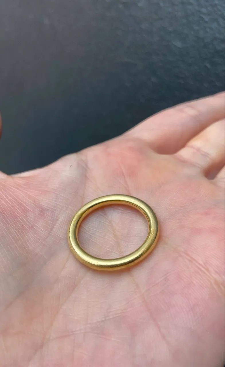 Aliança em Ouro 18k  - Foto 3