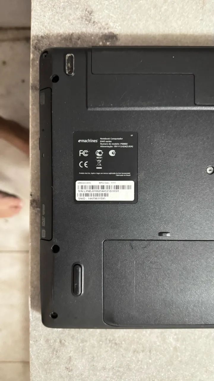 Notebook eMachines E443 (Tela 15.6") - Bom para Tarefas Básicas e Estudos - Foto 4
