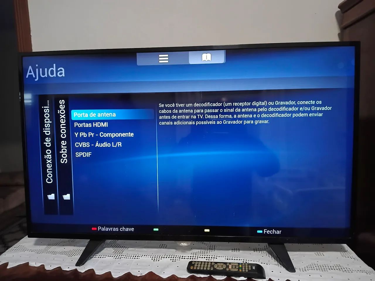 TV 43 polegadas Aoc Semi Nova - Foto 2