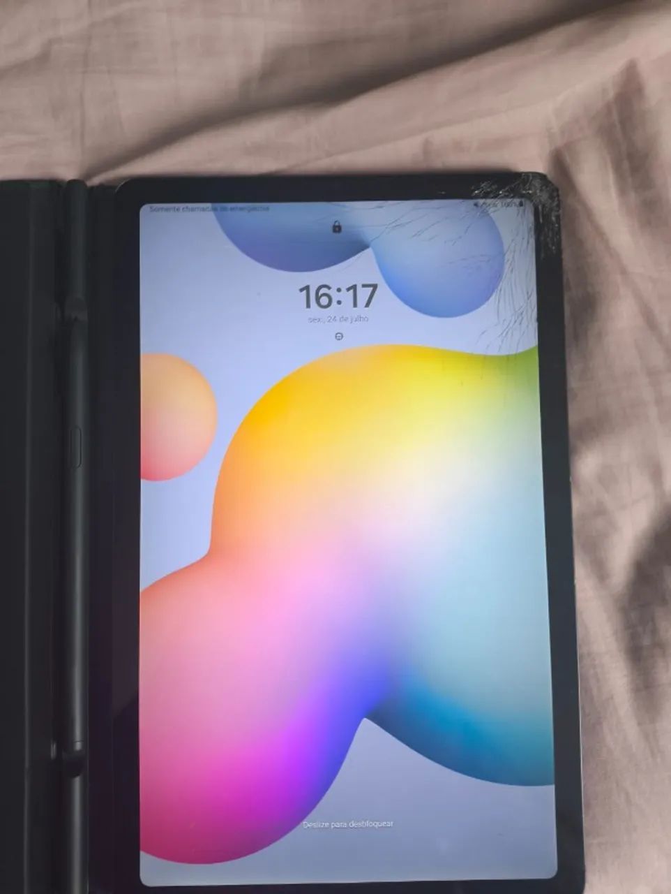 Tablet S6 Lite - Tela trincada