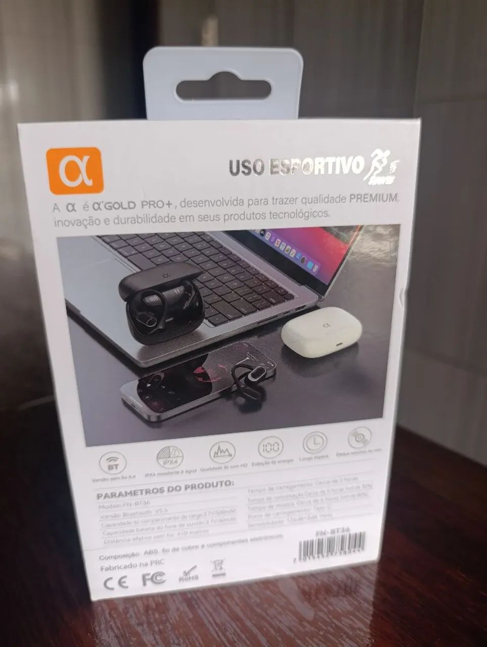 Fone de ouvido bluetooth para corrida  - Foto 2