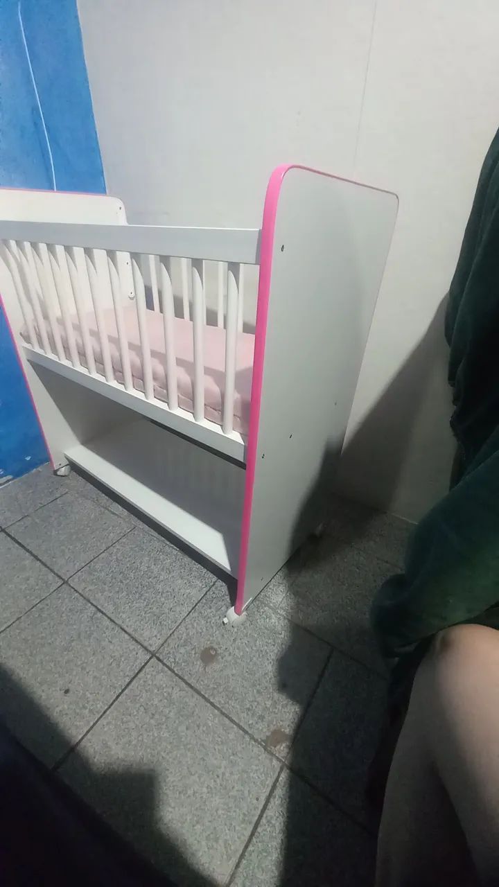 Berço mini rosa - Foto 2