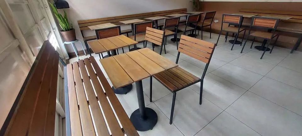 Mesas para restaurante bar lanchonete valor referente ao lote de 22 peças - Foto 6